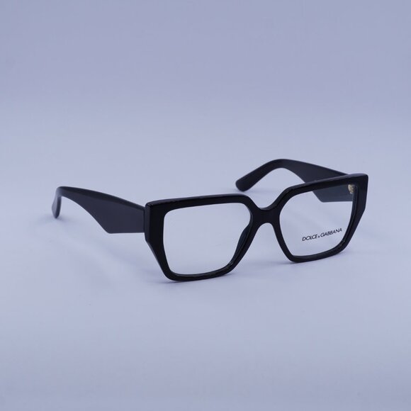 Dolce & Gabbana DG3373 501 Eyeglasses Square 55mm Black Frame - Picture 1 of 10